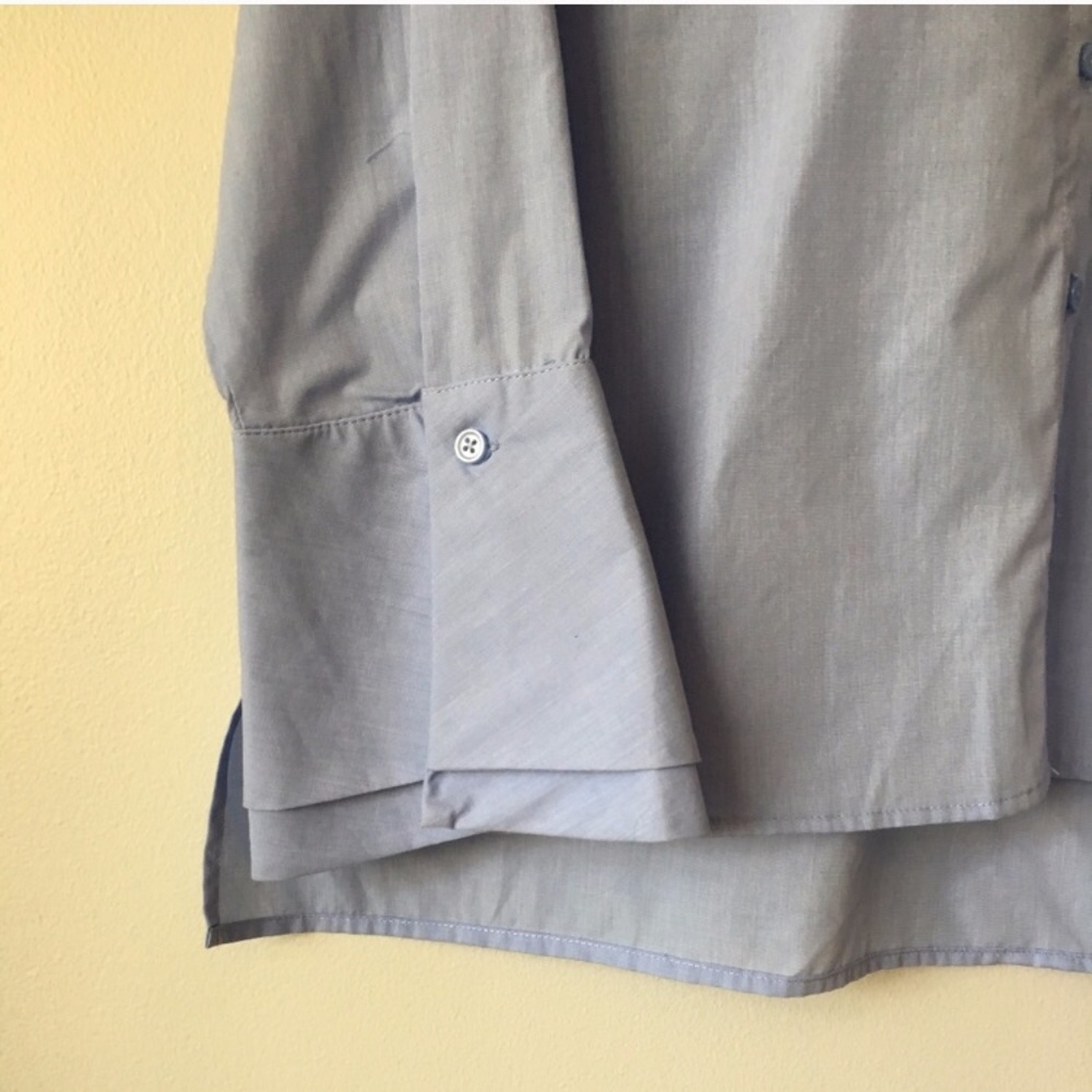 Blue button up blouse - Picture 2 of 4